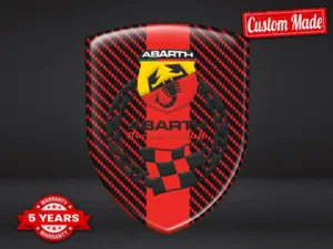 Fiat Abarth Badges Auto Résistants Qualité Pro X Supérieure